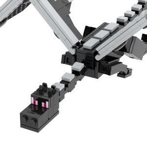 MOC1151 serie creativa Ender Dragon 288 Uds ladrillos de plástico Minecrafted Jutuetes bloques de construcción ABS educativos juguetes de regalo para niños - Product Image 5