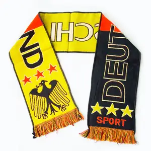定制天鹅绒运动俱乐部保暖运动围巾纪念品韩国队足球比赛球迷围巾