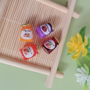 100pcs búp bê nhà thu nhỏ phụ kiện ùn tắc thu nhỏ nhà bếp chai ùn tắc cung cấp thực phẩm điện thoại trang trí đồ trang sức tóc phụ kiện - Product Image 2