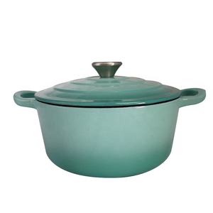 Ensemble de casseroles vertes <span class=keywords><strong>en</strong></span> <span class=keywords><strong>fonte</strong></span> au design moderne et écologique <span class=keywords><strong>Promotion</strong></span> de la cuisine à domicile <span class=keywords><strong>en</strong></span> métal - Product Image 3