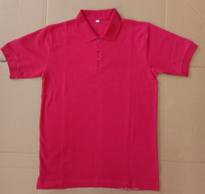 T-shirt à manches courtes pour homme de grande taille personnalisé de haute qualité 100% coton uni tissé col rabattu respirant écologique - Product Image 5