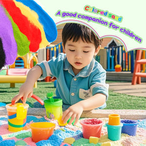 Eğitim Amaçlı Oniki. Sınıf Standart Renkler Çocuklar İçin Kum Sanatı Seti - Product Image 4