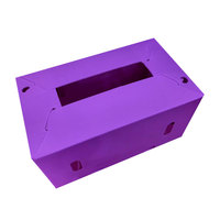 Boîte de rangement en plastique PP Boîte en plastique ondulée Boîtes d'emballage recyclables
