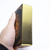 Guidebook Omens Cartes de Tarot Affirmation Impression Feuille d'Or Oracles Cartes à Jouer Jeu Personnalisé Vente en Gros Cartes de Tarot Lisses