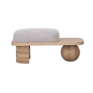 Taburete para cambiar zapatos para el armario de entrada, sofá, banco, forma rectangular de madera maciza Simple, nuevo taburete de extremo de cama de estilo chino - Product Image 5