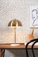 Lampe de table LED moderne en fer doré avec base en marbre pour salon et décoration d'hôtel, garantie de 2 ans, lustre moderne en cristal
