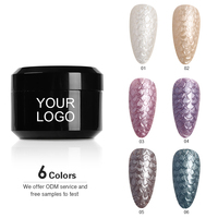Vernis gel UV semi-permanent Soak Off UV coloré aurora perle vernis gel shell nail