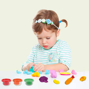 Children Pretend Play DIY <strong>Lunch</strong> Food Modeling Clay Tools Toy Non Toxic Colorful Plasticine Educational Play Dough <strong>Set</strong> for Kids - Product Image 3