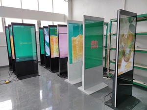 <span class=keywords><strong>Full</strong></span> HD 2K <span class=keywords><strong>Marketing</strong></span> digitale 43 pollici supporto da pavimento Lcd Display pubblicitario Digital Signage nei negozi di stoffa del telefono - Product Image 5