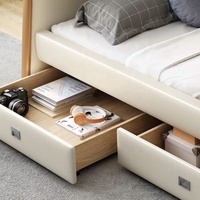 Mobilier de maison moderne Lit superposé en bois pour chambre à coucher Lit superposé complet avec lits jumeaux Lit gigogne
