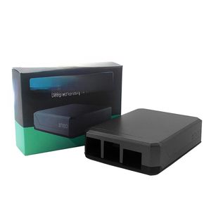 Raspberry <span class=keywords><strong>Pi</strong></span> 4型号B的氩新铝金属外壳滑动磁盖被动冷却外壳 - Product Image 1