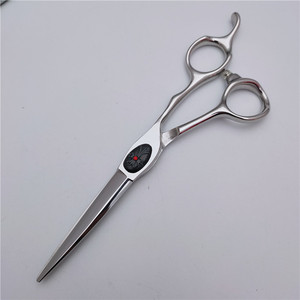 Tijeras de peluquería personalizables de 6.0 pulgadas, tijeras de entresacar de acero inoxidable 440C para diestros, tijeras planas para uso en salón - Product Image 5