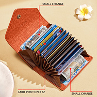Porte-cartes en cuir de vachette première couche à motif litchi pour femme, nouveau style, porte-cartes de permis de conduire en cuir véritable