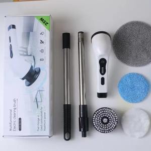 Cepillo Eléctrico de Esponja Redondo Multiusos JY-6010, Herramienta de Limpieza para Cocina y Baño, Portátil, con Cabezal de Esponja Azul - Product Image 5