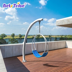 Balançoire d'extérieur Netstribe Metal Kids | Équipement <span class=keywords><strong>de</strong></span> terrain <span class=keywords><strong>de</strong></span> jeu pour jardins d'arrière-<span class=keywords><strong>cour</strong></span>, garderie, <span class=keywords><strong>cour</strong></span> d'école, <span class=keywords><strong>jeux</strong></span> <span class=keywords><strong>de</strong></span> loisirs - Product Image 4