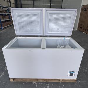 Congélateur à ouverture par le haut Réfrigérateurs Armoire à glace Congélateur coffre profond horizontal commercial Double portes utilisées pour la congélation de la viande de poisson - Product Image 6