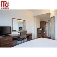 Solution clé en main pour hôtel 5 étoiles à Foshan, mobilier de chambre à coucher en bois sur mesure moderne pour appartement