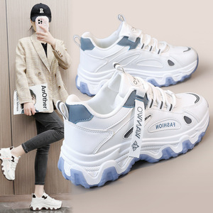 Nueva Tendencia 2026: Mocasines con Cordones para Mujer, Aumentan la Estatura, Casuales, Transpirables, Impermeables, Antideslizantes, Deportivos, para Invierno, Otoño y Verano - Product Image 1