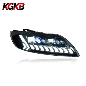 KGKB <strong>LED</strong> Headlight Assembly for Audi Q7 4L Facelift 4LB 2006-2015 6000K Dual Projector Lens Sequential Turn Signal Plug &amp; Play - Product Image 4