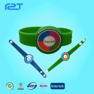 Bán buôn RFID chip ban nhạc thông minh miễn phí Vòng đeo tay NFC Silicone sự kiện dây đeo cổ tay 13.56MHz - Product Image 5