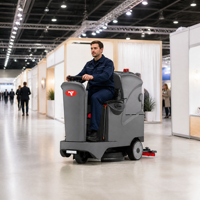 Nettoyeur de sols électrique autoporté CleanHorse X4 580 mm 24 V 100 Ah