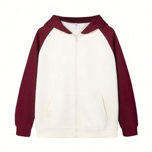 Ventes en gros de sweats à capuche, 2 pièces, 330 g/m², coton et polyester, deux couleurs, motifs imprimés, sweats à capuche bicolores personnalisés pour les équipes - Product Image 1