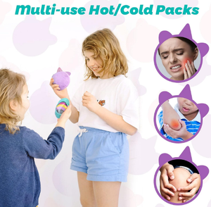 Penghangat tangan Mini portabel, penghangat <span class=keywords><strong>Gel</strong></span> pak panas & dingin dengan klik panas dapat dipakai ulang bantalan pemanas leher & bahu - Product Image 4