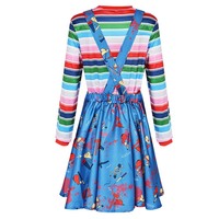 Anime Chucky Cosplay Horror Killer Halloween Costume Dress HORR-001