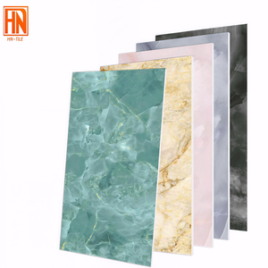 Carrelage en porcelaine de jade vert, finition brillante, antibactérien, texture pierre, résistant à l'usure, anti-salissure, facile à nettoyer, pour la vie quotidienne - Product Image 1