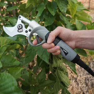 Adjustable cutting size pruning shears 47mm lithium ion battery fruit trees branch trimming scissors