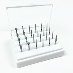 Full Medical <span class=keywords><strong>Diamond</strong></span> Bur Set 24 Cái/hộp Với Giá Đỡ Tự Động Màu Trắng <span class=keywords><strong>Diamond</strong></span> <span class=keywords><strong>Burs</strong></span> Nha Khoa - Product Image 5