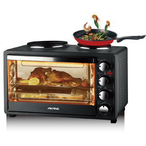 <span class=keywords><strong>Horno</strong></span> <span class=keywords><strong>El</strong></span>éctrico AKANE de 1500W y 30L de Gran Capacidad con Niveles de Calentamiento Ajustables, Temporizador Gratuito y Puerta de Vidrio para Uso Doméstico - Product Image 1