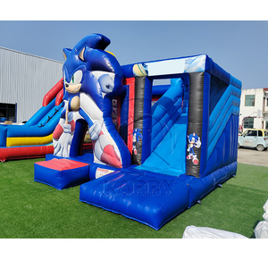 Château <span class=keywords><strong>gonflable</strong></span> commercial en PVC pour enfants avec toboggan, idéal pour la <span class=keywords><strong>location</strong></span> d'événements et <span class=keywords><strong>de</strong></span> fêtes - Product Image 2