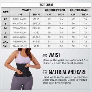 Recortador de cintura para el sudor para mujer, cinturón de Sauna, entrenador de Abdomen, corsé moldeador de Cuerpo Adelgazante, fajas deportivas, banda quemadora de grasa para el vientre - Product Image 2
