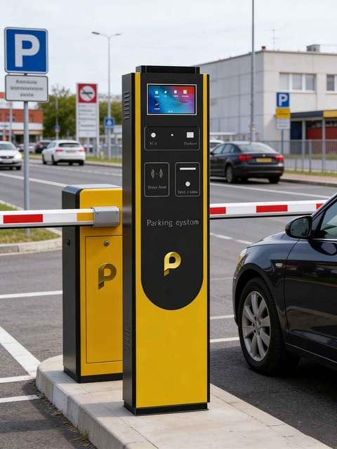 Automatic Ticket Dispenser Machine Barrier Gate Rfid Management Solutions Smart Parking System Ticket Box