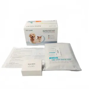 Fournitures vétérinaires Parvo Corona Giardia cdv CPV CCV Gia Giardia Kit de test pour chien