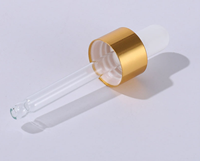 Flacon compte-gouttes en verre pour huile essentielle de gel 1ml 2ml 3ml 5ml Nouveau flacon en verre avec compte-gouttes pour mini échantillon de sérum