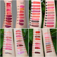 Maquillage en Gros Marque Privée de Luxe Teinte à Lèvres Waterproof Super Longue Tenue Brillant à Lèvres Haute Pigmentation Rouge à Lèvres Liquide