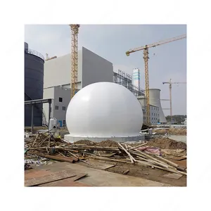 HaiYue ekipman depolama biyogaz digester çantası plastik biyogaz digester tankı 100m 3 biyogaz tesisi