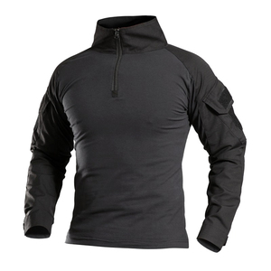 Camiseta Polo de Manga Larga para Hombre, Estilo Frogman, Elástica, para Entrenamiento, Táctica y de Servicio - Product Image 3
