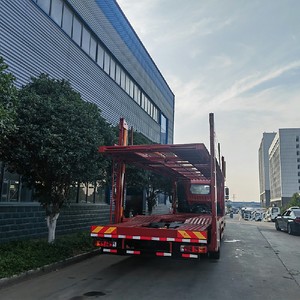 FAW Double Deck Flatbed Car Carrier Truck Wheel Lift Flat <b>Bed</b> Car Hauler Car Carrier Road Recovery Rollback Tow Truck - Product Image 6