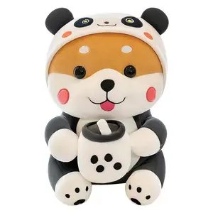 Yanxinanv 65Cm Custom Pluche Panda Hond Knuffel Voor Baby Geschenken Peluches Tijger Konijn Panda Vormig Hondenkussen