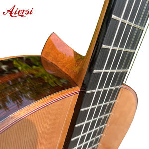 Aiersi <span class=keywords><strong>Guitarra</strong></span> Clásica de Arce Macizo con Incrustaciones, Tapa de Cedro, Instrumento Musical de Alta Calidad para <span class=keywords><strong>Concierto</strong></span> - Product Image 5