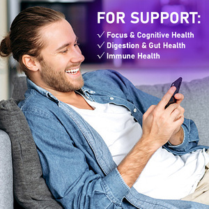 Cápsulas de Hongos de Marca Propia, Suplementos de Extracto Herbal, Mejoran la Claridad Mental, Cápsulas Veganas para el Apoyo Inmunológico - Product Image 4