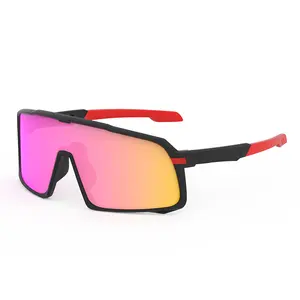 Outdoor Photochromic PC Full Coating Lens Bike Sunglasses TR90 Frame UV400 polarized Cycling sports sunglasses with RX frame