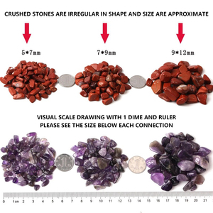 <span class=keywords><strong>Pietre</strong></span> Burattate Irregolari da 5-7mm per Creazione Gioielli e Decorazioni, Cristalli Naturali Curativi Reiki - Product Image 6