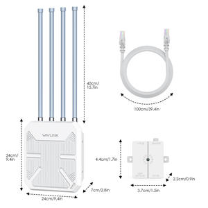 WAVLINK WL-WN573HBE2 Extensor WiFi Exterior de Alta Potencia Impermeable BE5100, Amplificador de Señal Wi-Fi de Doble Banda, Router Mesh Inalámbrico WiFi 7 - Product Image 3