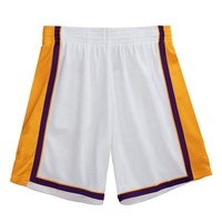 Pantalones Cortos de Baloncesto Retro de Malla para Hombre, de Secado Rápido, para Entrenamiento Atlético, Estilo Vintage, con Impresión Personalizada de Logotipo, Nombre y Número