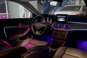 Éclairage d'ambiance W117 pour Mercedes-Benz CLA GLA W156 2013-18, éclairage LED RGB pour tableau de bord intérieur de voiture - Product Image 5