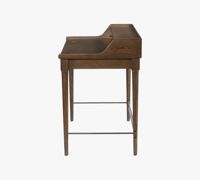 Table à écrire avec tiroirs de style rétro haut de gamme, menuiserie à tenons et mortaises, personnalisation complète de la maison, meubles de salle à manger en chêne